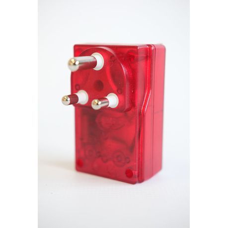 Surge Power Protector Plug 250V/16A Max Load - Red_1