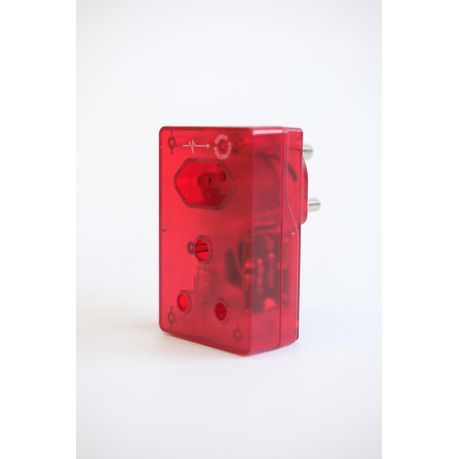 Surge Power Protector Plug 250V/16A Max Load - Red_2