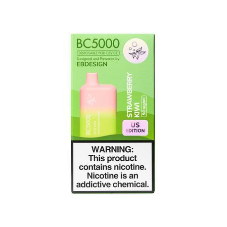 EBDESIGN BC5000 Rechargeable Disposable E-Cigarette - Strawberry Kiwi_1