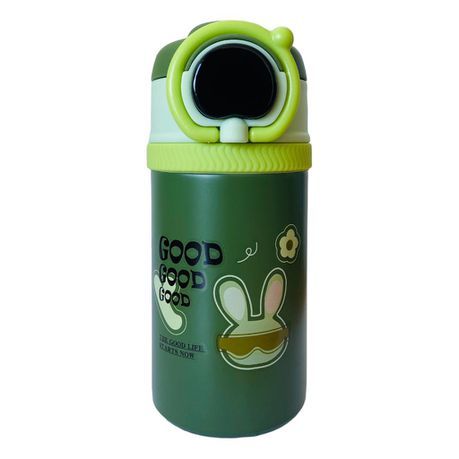 500 ml Flask Bottle with Digital Temperature Display - green_0