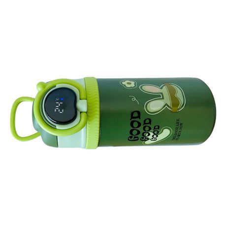 500 ml Flask Bottle with Digital Temperature Display - green_2