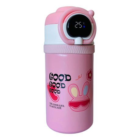 500 ml Flask Bottle with Digital Temperature Display- pink_4