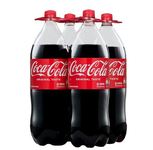 Coca Cola Regular 4 Units / 2 L_0