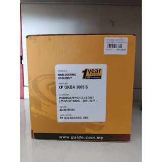 HUB BEARING ASSEMBLY XP GKBA 3005S_1