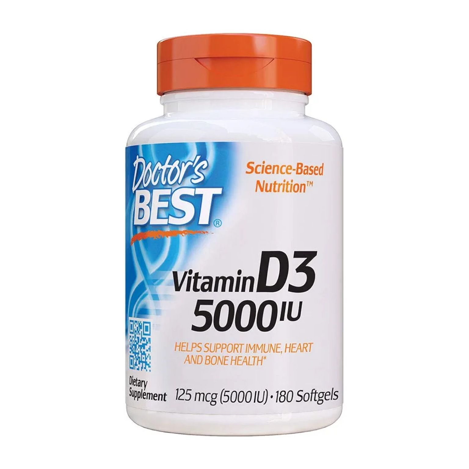 Doctor's Best Vitamin D3 5000iu 180 Softgels _0