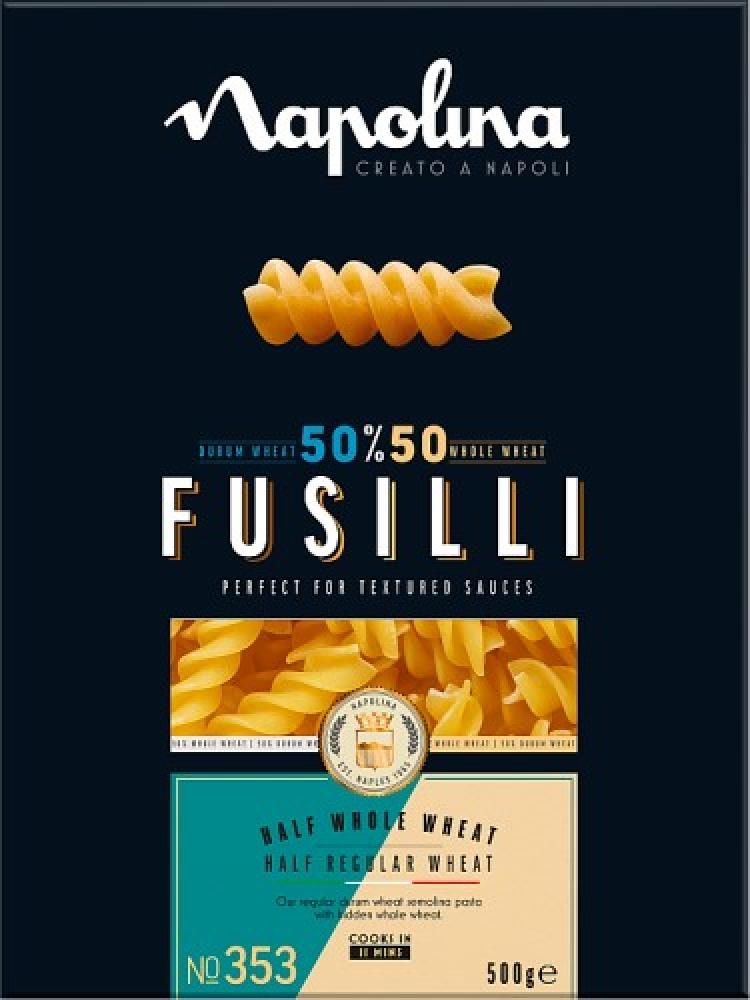 Napolina 50/50 fusilli 500g BBE 8/12/25 no vat a unit_0