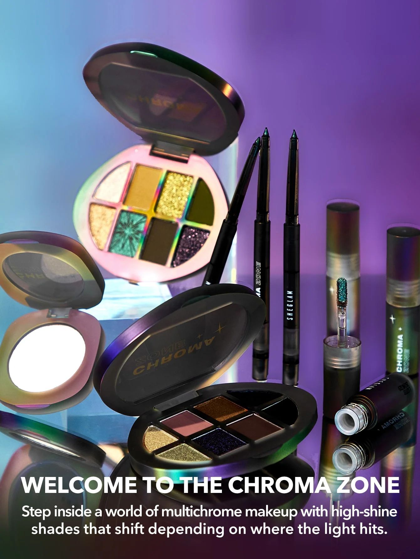 SHEGLAM Chroma Zone Multichrome Liquid Eyeshadow - Fool's Gold_10