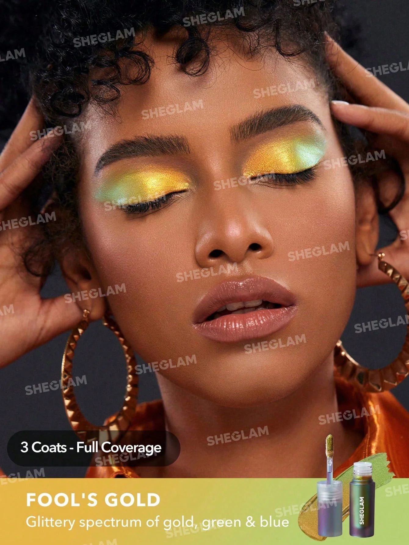 SHEGLAM Chroma Zone Multichrome Liquid Eyeshadow - Fool's Gold_4