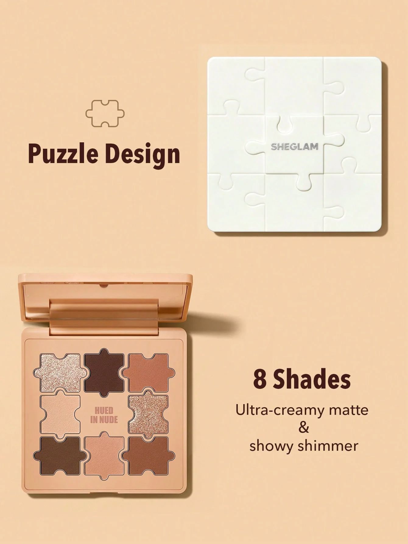 SHEGLAM Jazy Jigsaw Eyeshadow Palette - Love N' Taupe_5