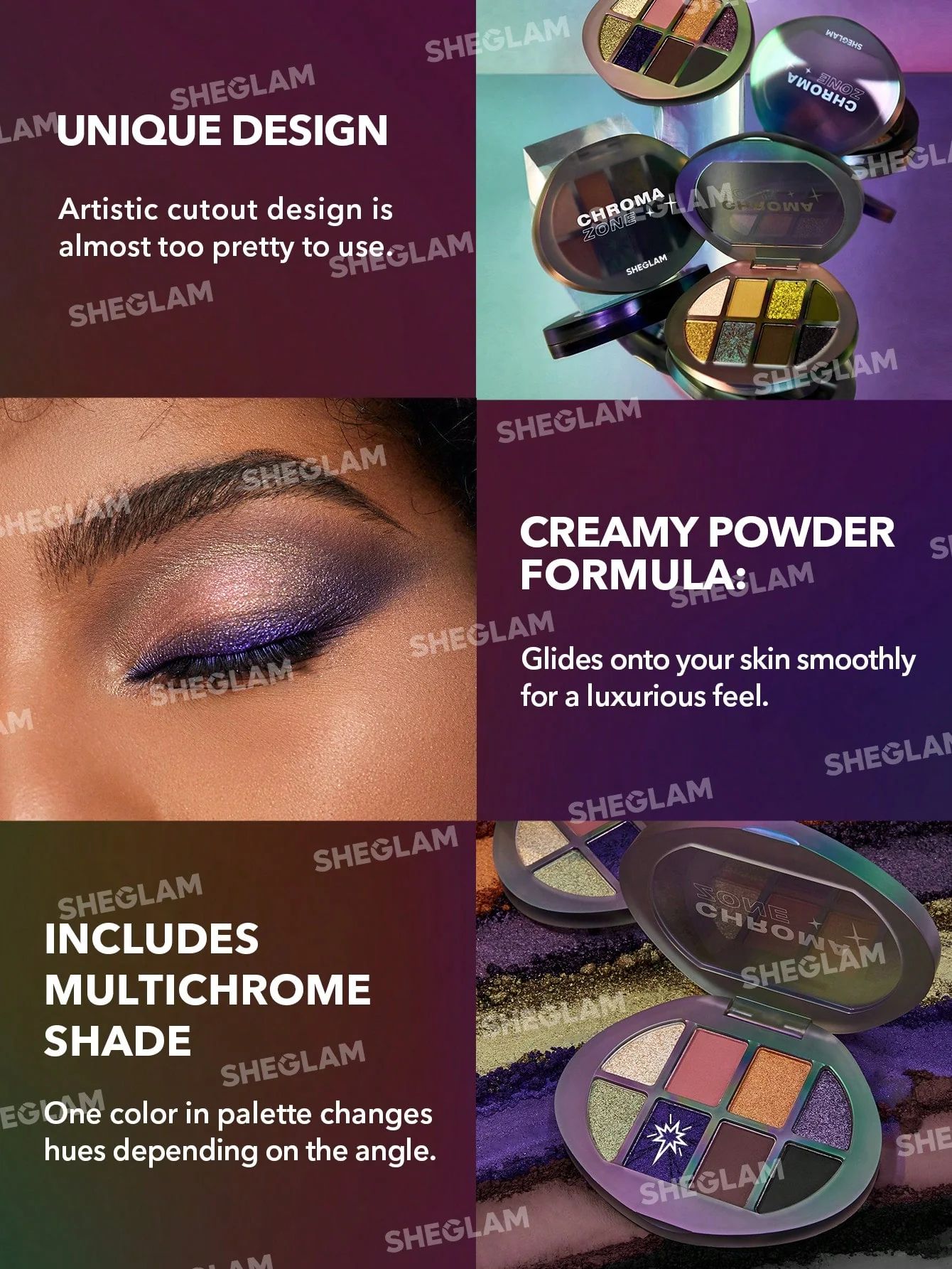 SHEGLAM Chroma Zone Eyeshadow Palette - Velocity_3