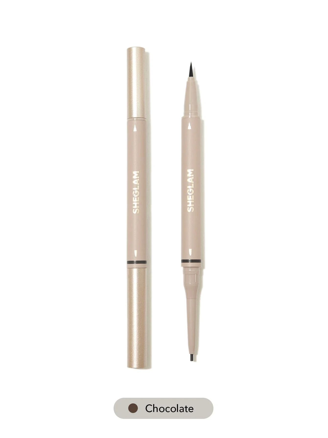 SHEGLAM Brows On Demand 2-In-1 Brow Pencil - Chocolate_0