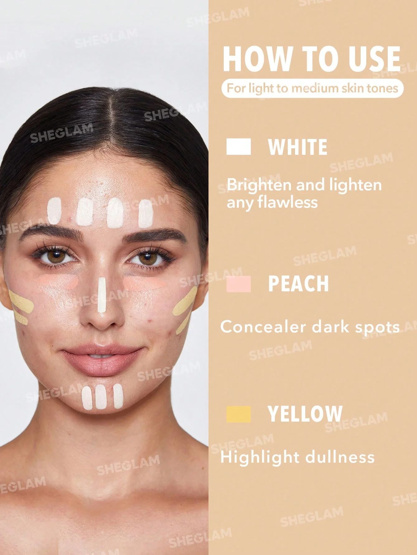 SHEGLAM Like Magic Color Correcting Concealer - Peach_2