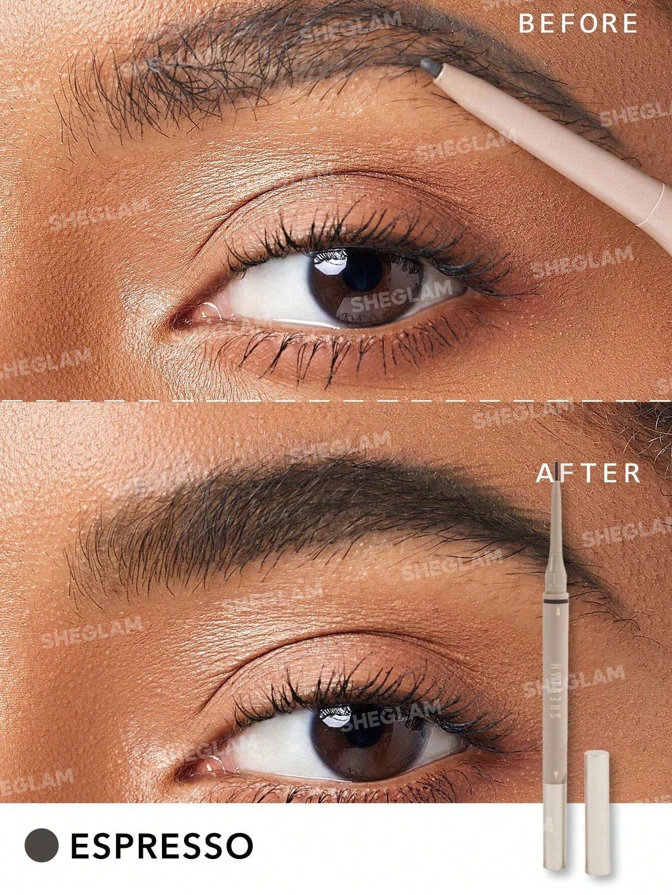 SHEGLAM Brows On Demand 2-In-1 Brow Pencil - Espresso_2