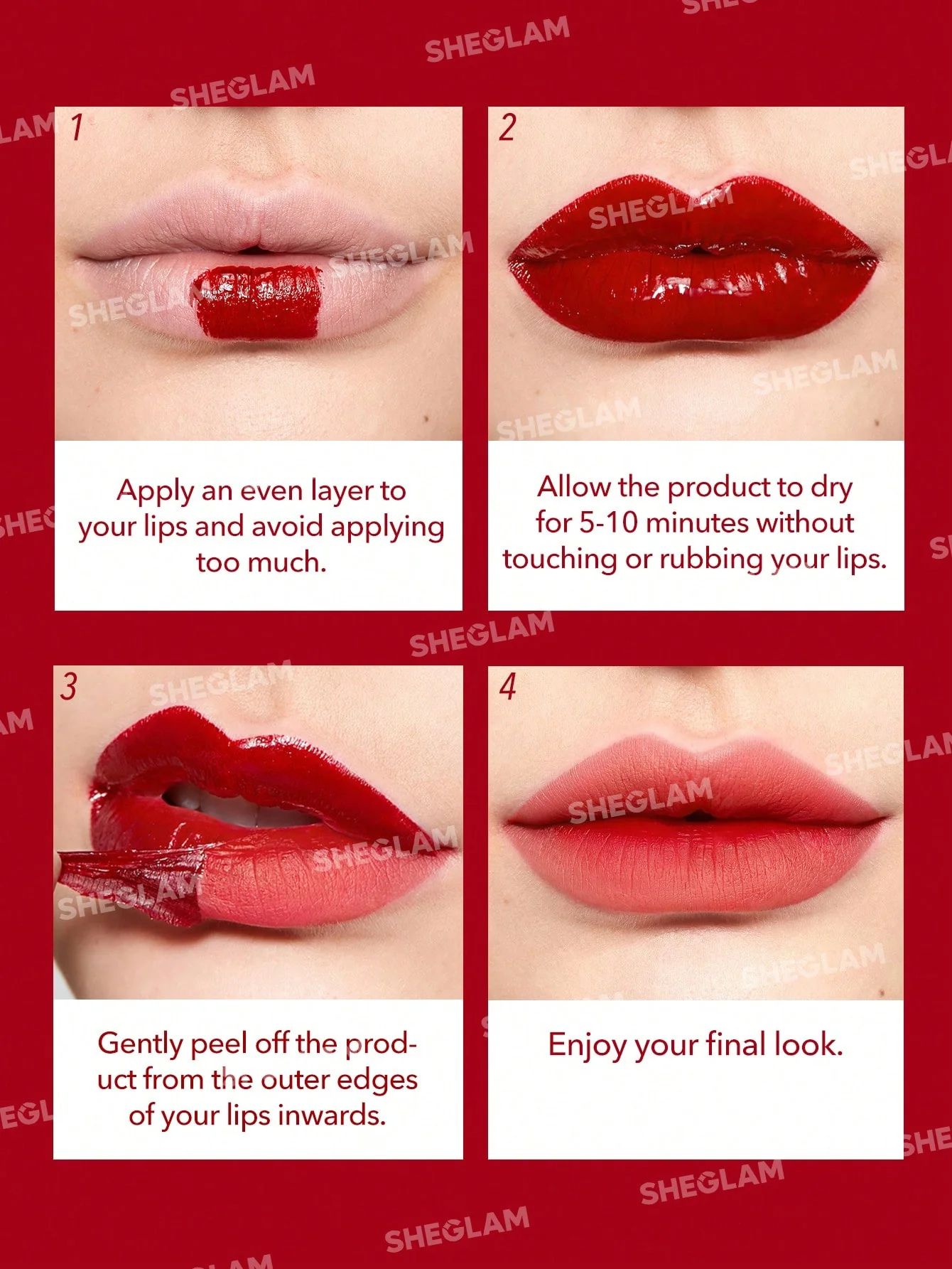 SHEGLAM Peel Talk Lip Tint - Celeb Crush_5