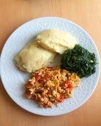 Nshima with Eggs_0