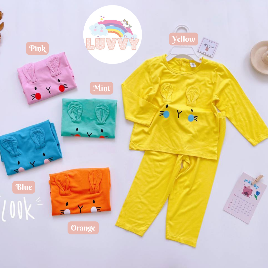 [150] Cute Pop Out Ear Pajamas (90~130)_1