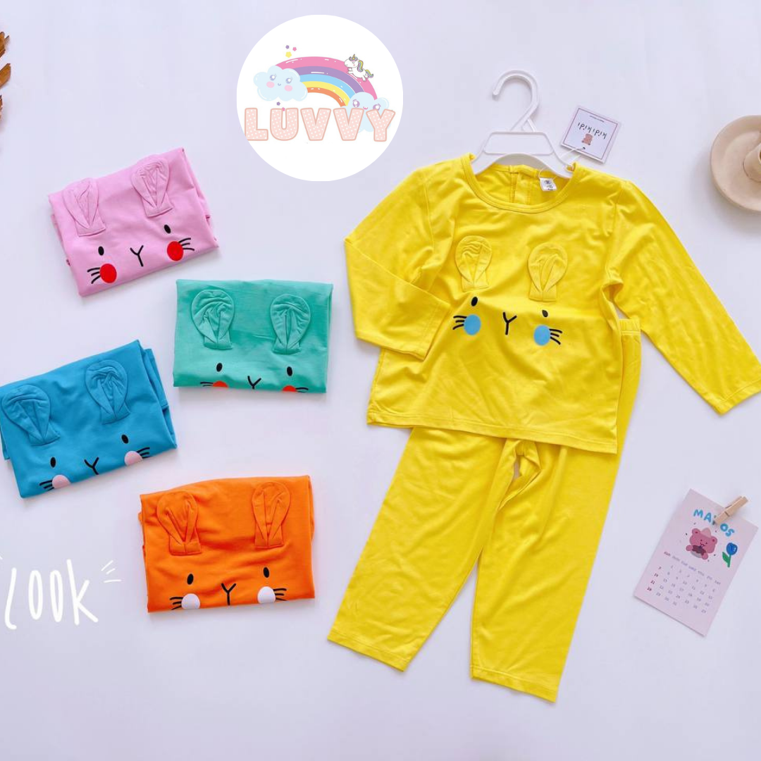 [150] Cute Pop Out Ear Pajamas (90~130)_0