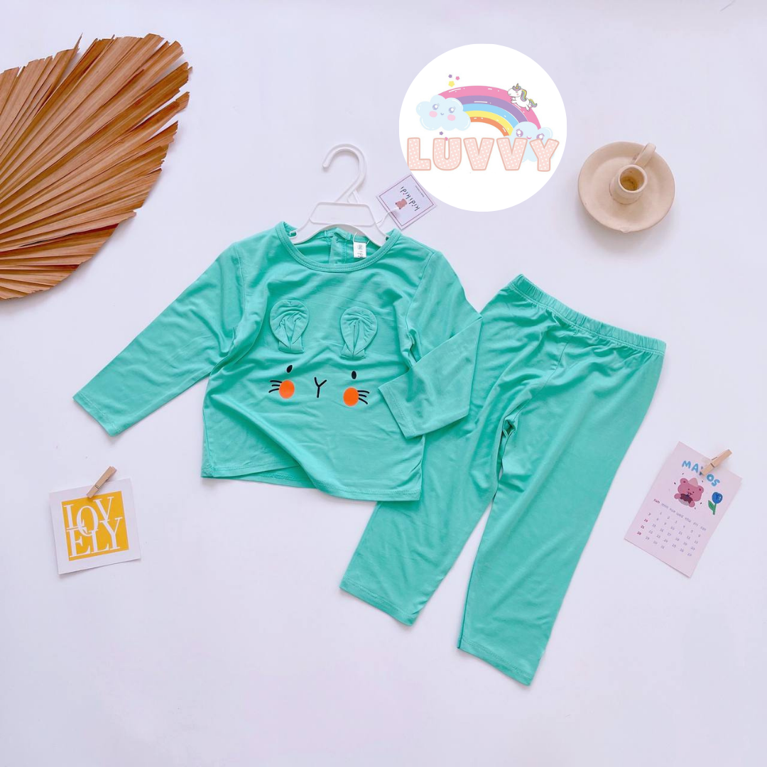 [150] Cute Pop Out Ear Pajamas (90~130)_4