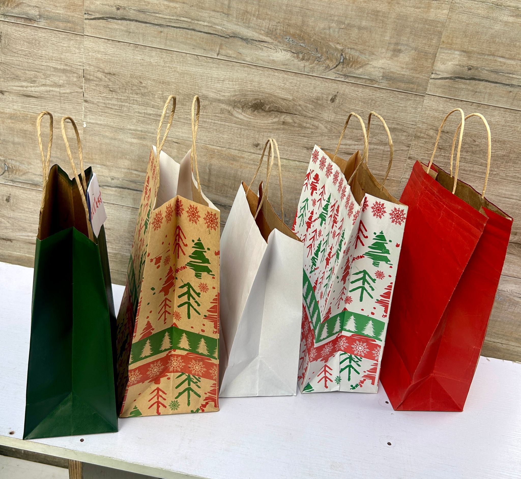 WHITE DELIVERY TAKEOUT BAGS - 9.5” x 7” x 5” - PACK OF 25 BAGS_10