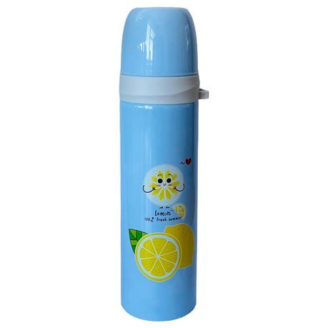 1L plastic Blue Thermal Flask_0