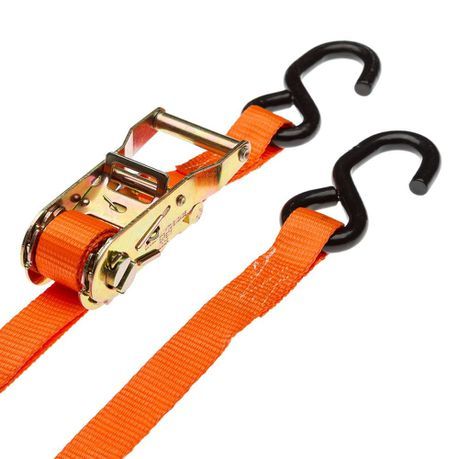 1.5" x20ft Durable Ratchet Tie-Down Strap with Metal Buckle - 6m_3