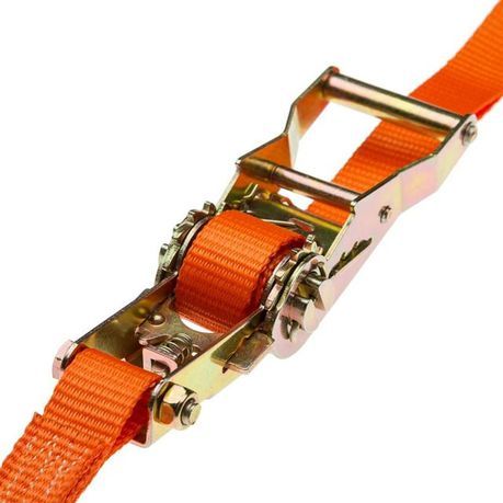 2" x10M Durable Ratchet Tie-Down Strap with Metal Buckle - 1 Pack_2