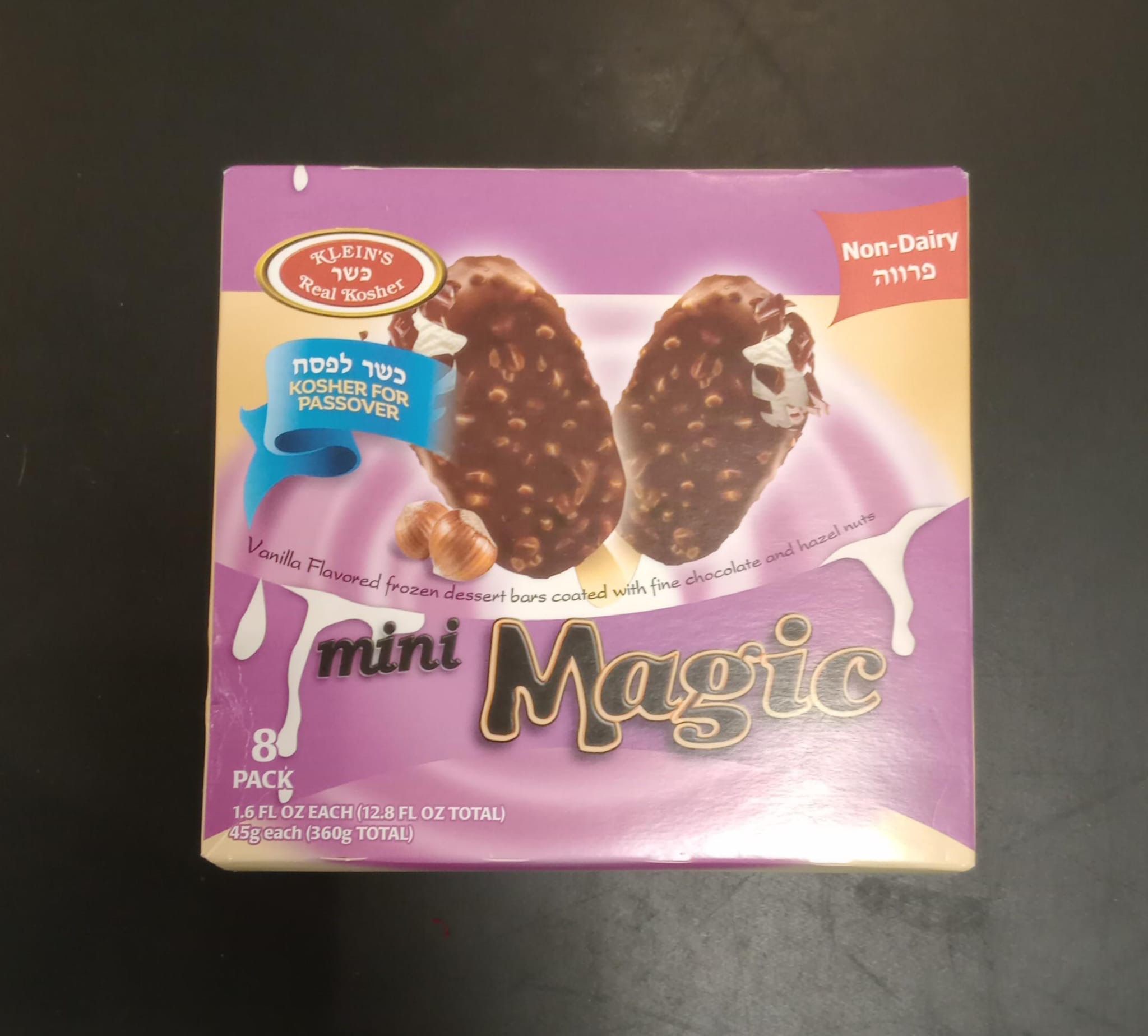 Glace à la vanille  Mini Magic  Parve  8 par boîte_0