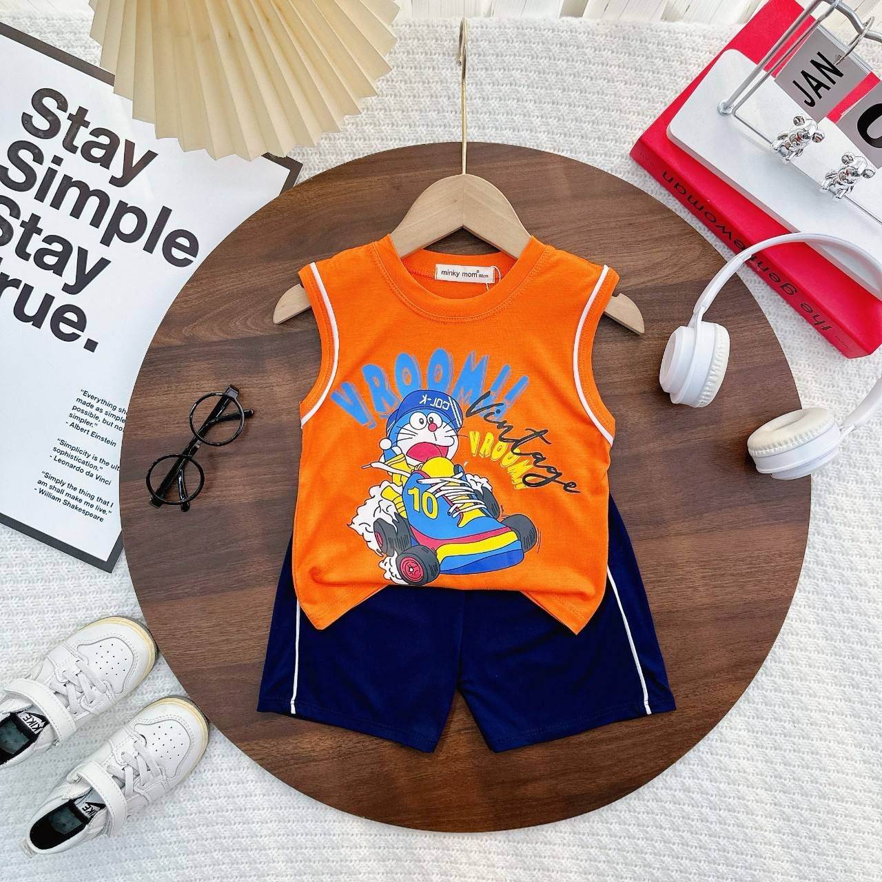 [152] Cartoon Sleeveless Jersey Play Set (90~130)_5