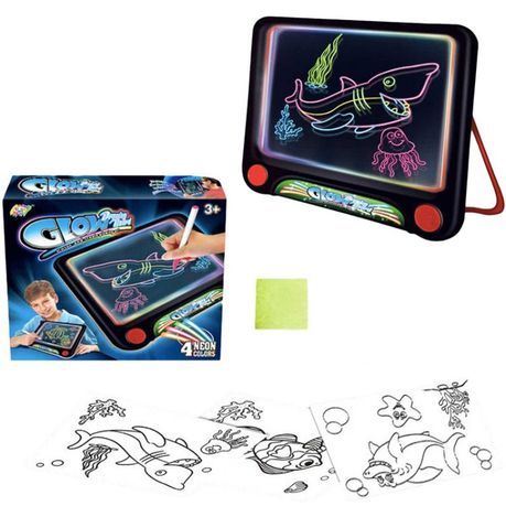 GlowPad Kids' Neon Creative Drawing Board with Light-Up Function_3