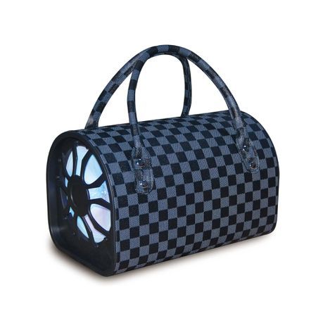 Rechargeable Handbag Wireless Bluetooth Speaker LED Karaoke Speaker - Black_1