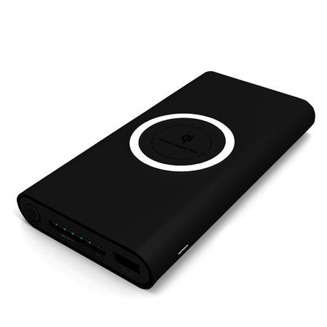 Wireless Smartphone Charger Qi 15000 mAh - Black_0