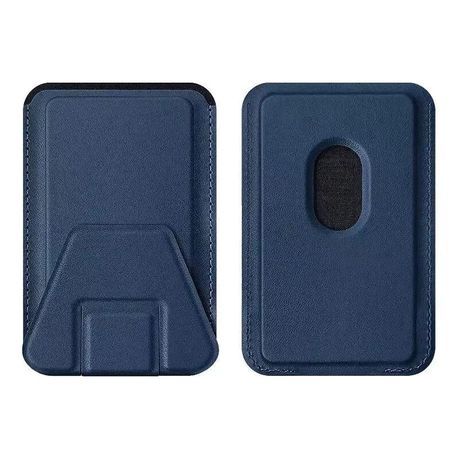 Magsafe Wallet Card Holder Case for iPhone 14 Plus 13 Pro Max 12 - Bluish-gray_1