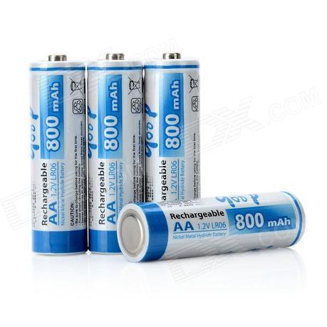 Goop Premium AA Rechargeable Batteries 800mAh x 4_0