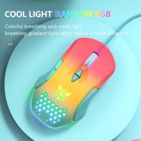 ONIKUMA CW902 Anti-Sweat & Non-Slip Gaming Mouse With Colorful Lighting_2