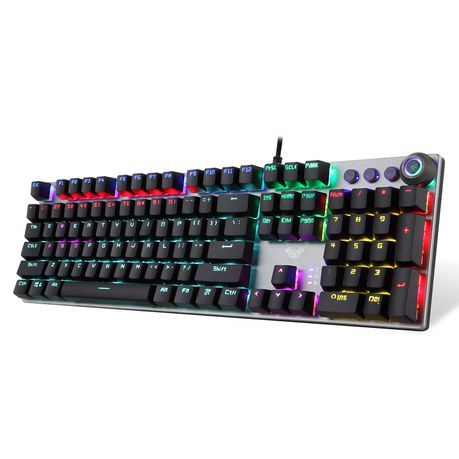 AULA F2088 104 Keys Wired Gaming Mechanical Punk Keyboard Mixed T1R1_0