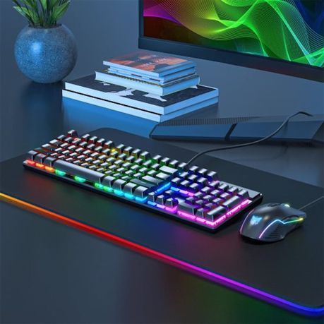 Onikuma G27 Mechanical Gaming Wired Keyboard with RGB Lighting_3