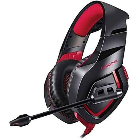 Onikuma K1B Gaming Headphones - Red Camo_4