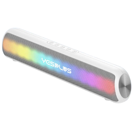 YesPlus RGB LED Wireless Speaker - White_0