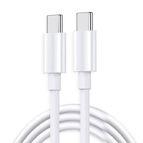 White 1m Ultra Fast Charging Durable Type-C To Type-C Charging Cable_0