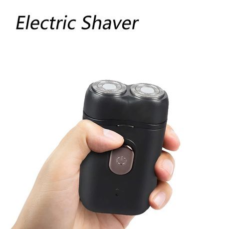 USB Rechargeable Mini Portable Electric Men's Grooming Shaver_2