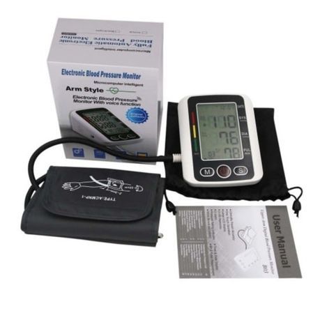 Electronic Blood Pressure Monitor with Voice Control Microcomputer_2