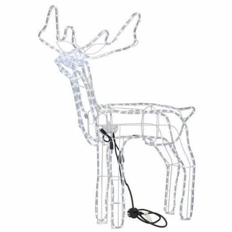 1.2m LED Animated Standing Reindeer with Moving Head - Multicoloured_0