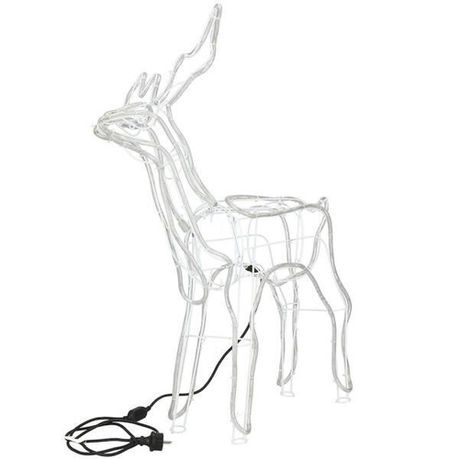 1.2m LED Animated Standing Reindeer with Moving Head - Multicoloured_1