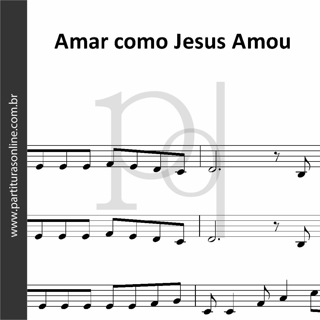 Amar como Jesus Amou • Padre Zzinho_0