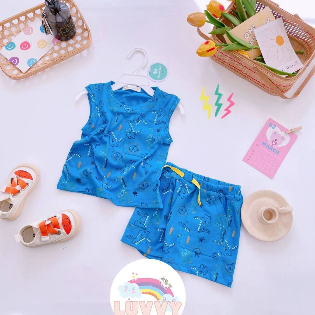 [155] Dino & Animals Sleeveless Play Set (80~120)_4