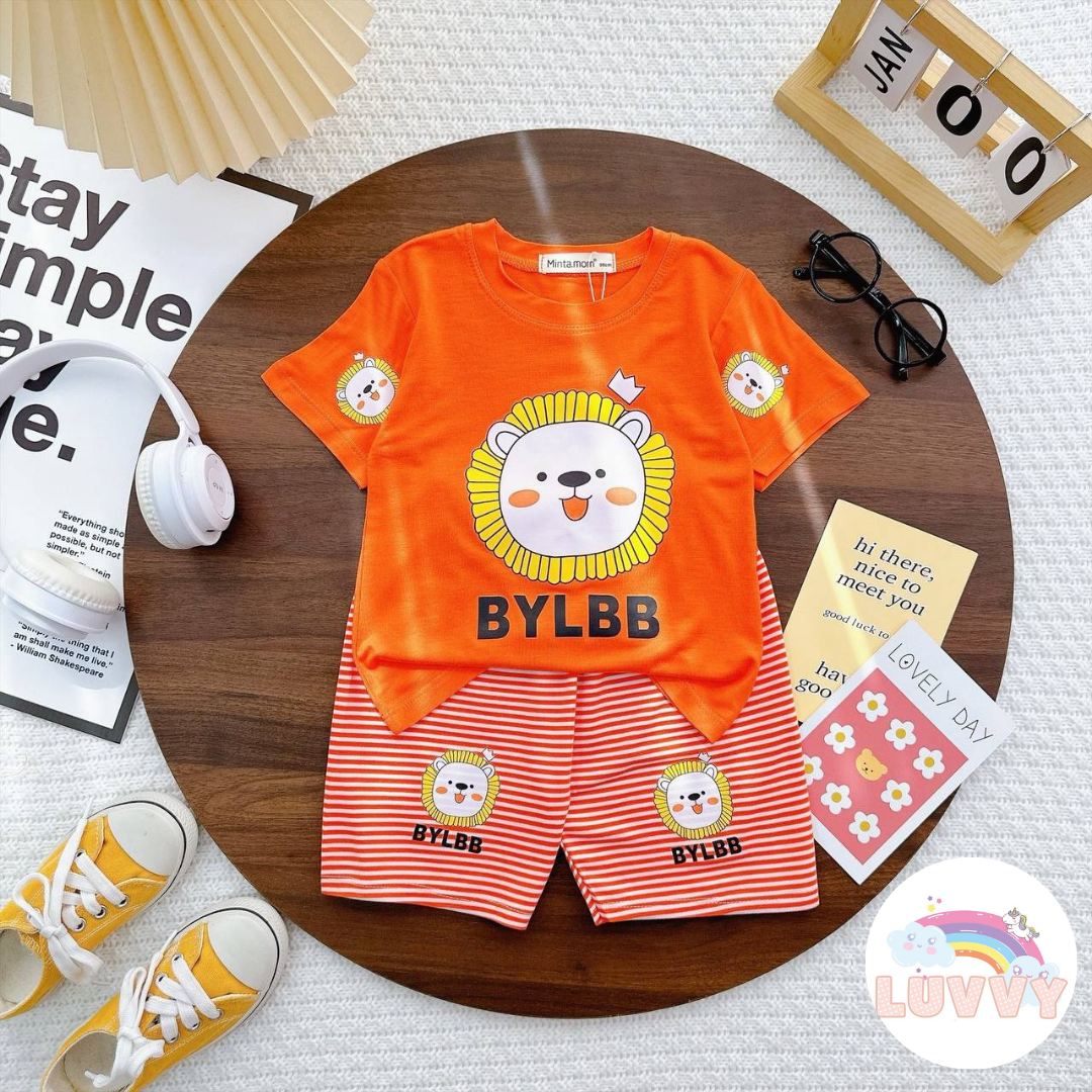 [156] Cartoon Short Sleeve Play Set (90~120)_3