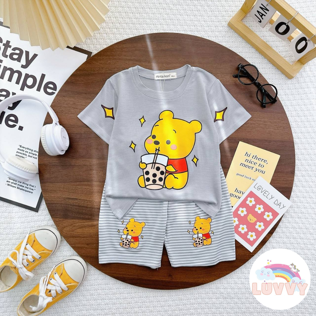 [156] Cartoon Short Sleeve Play Set (90~120)_5