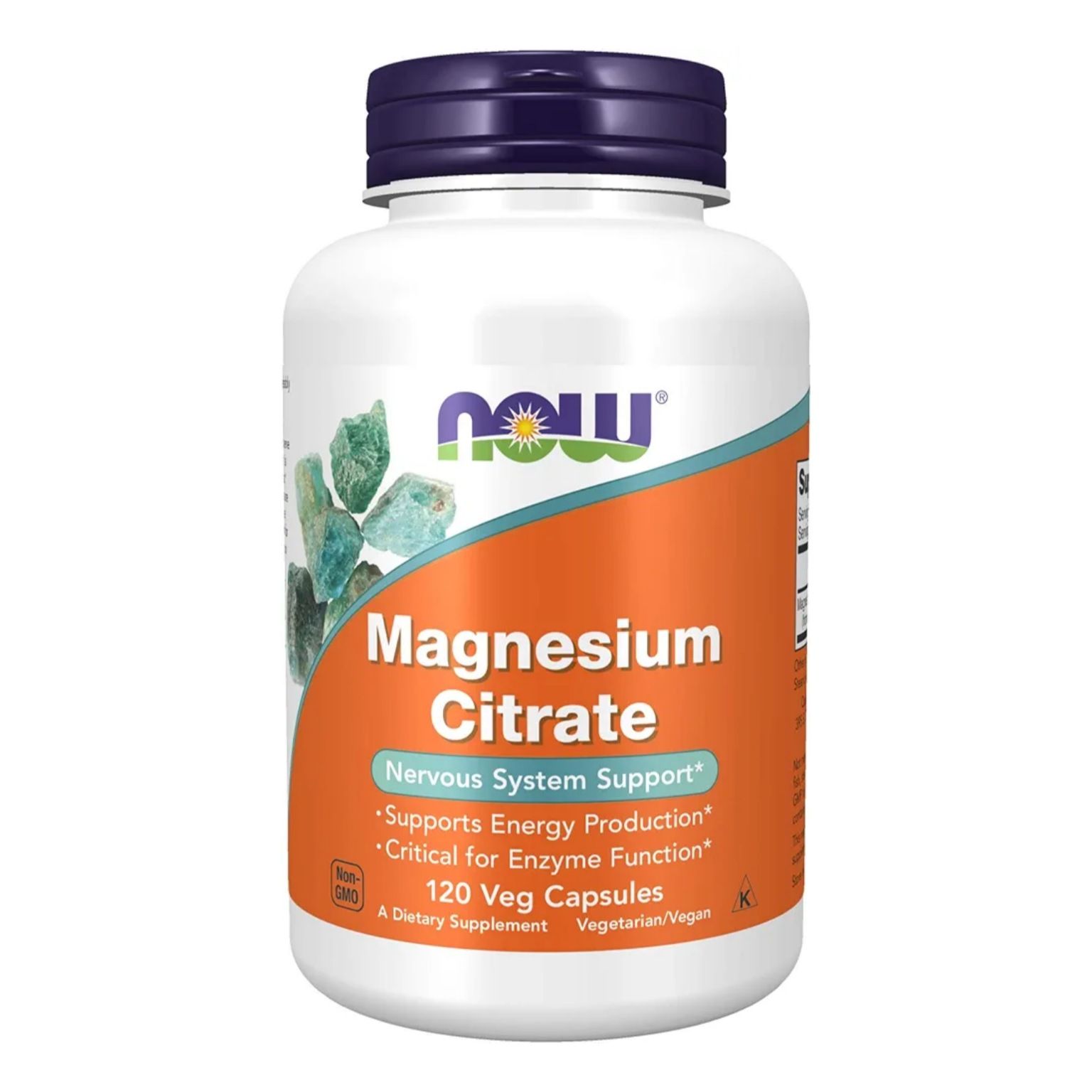 NOW Magnesium Citrate 120 Capsules_0