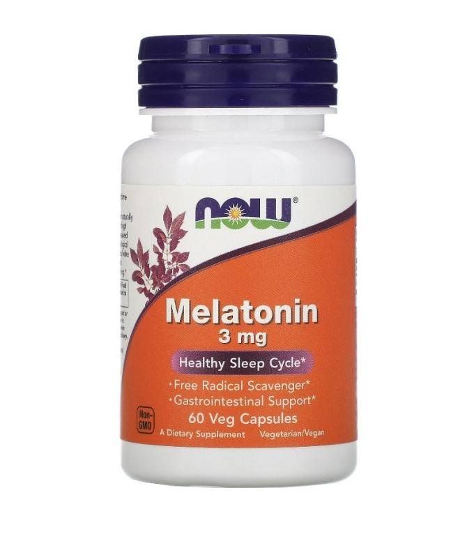 NOW Melatonin 5 mg 60 Capsules _0