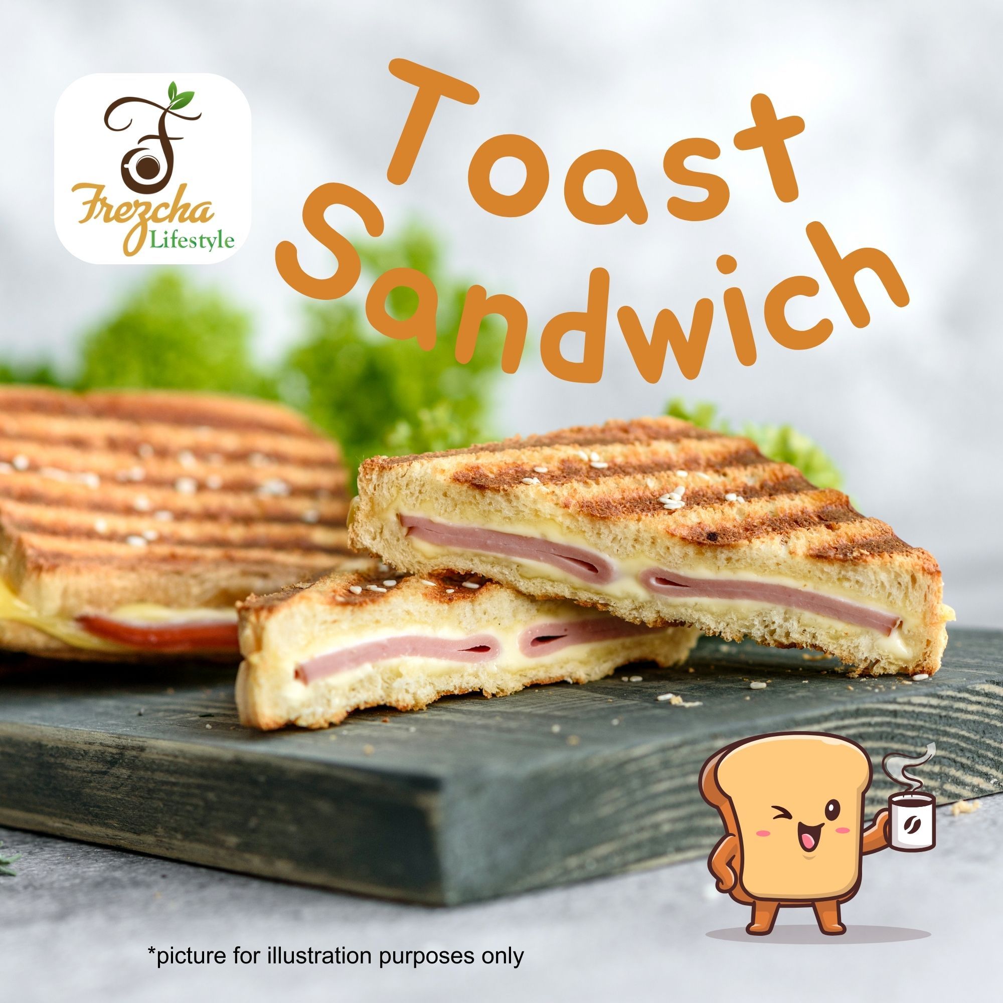 TS07. Chicken Luncheon Ham Cheese Toast (2pcs) _0